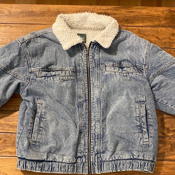 sold! Denim jacket + sherpa collar - Picture 2 of 5